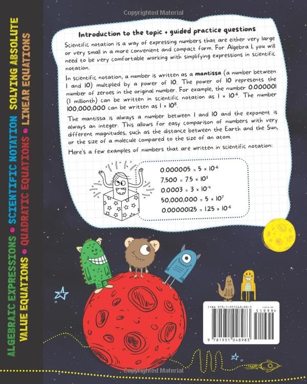 Math Practice Workbook: ALGEBRA 1: 2000 Questions You Need to Kill in High School by Brain Hunter Prep (Algebra 1 Workbooks Series)