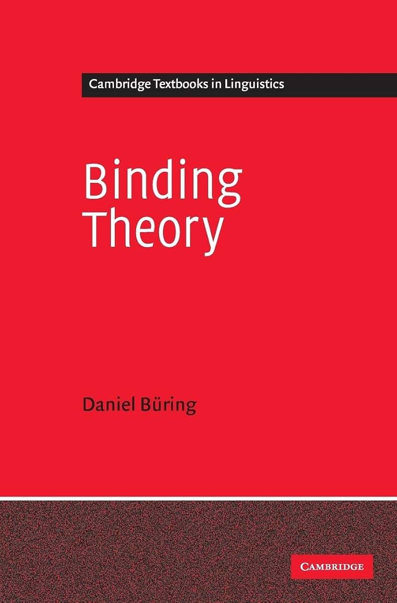Binding Theory (Cambridge Textbooks in Linguistics)