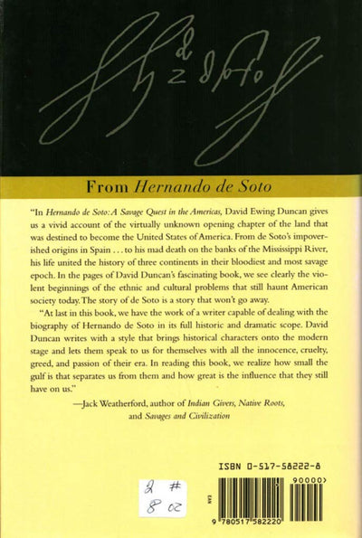 Hernando De Soto: A Savage Quest in the Americas by Duncan,