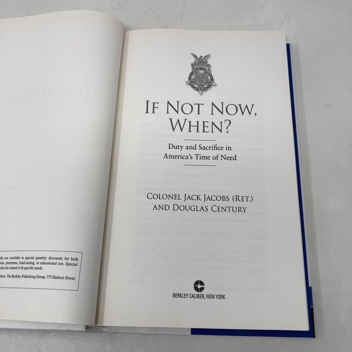 If Not Now, When?: Duty and Sacrifice in America's Time of Need