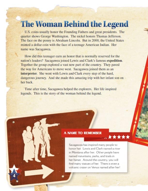 The Legacy and Legend of Sacagawea - Social Studies Book for Kids - Great for School Projects and Book Reports (Social Studies: Informational Text)