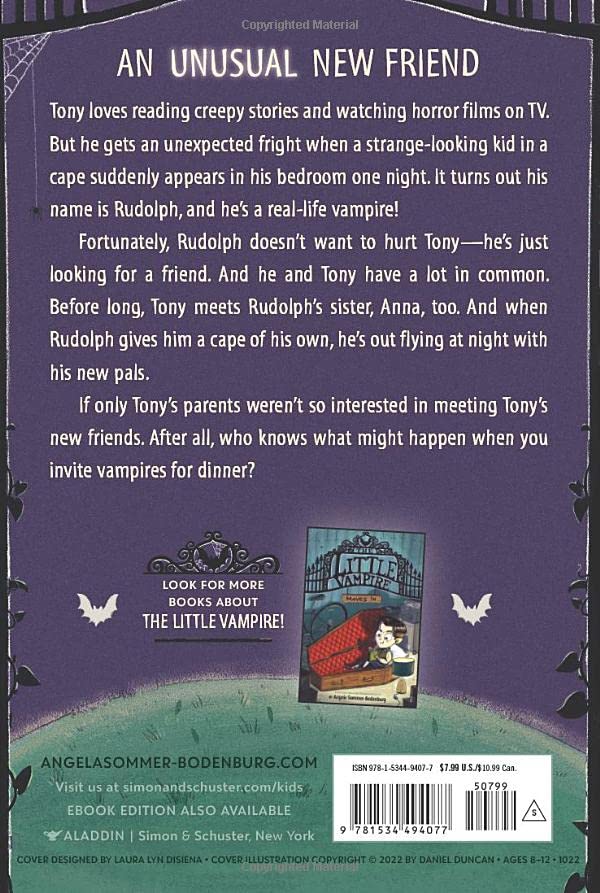 The Little Vampire (1) — back cover