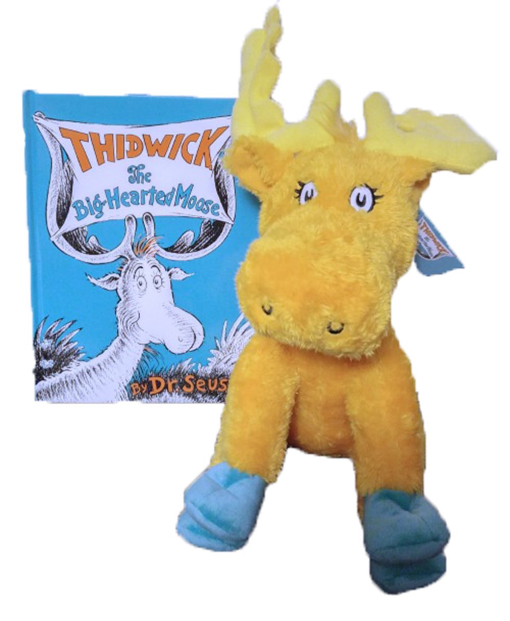 Thidwick the Big-Hearted Moose (Classic Seuss) with Thidwick the Big-Hearted Moose Plush Toy