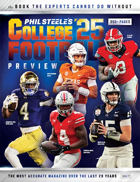 Phil Steele College Football Preview 2025 (Covers Vary)