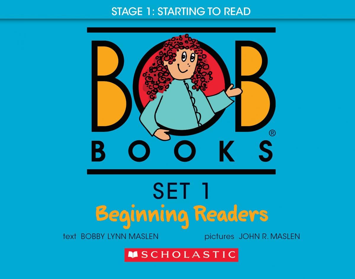 Bob Books - Set 1: Beginning Readers Hardcover Bind-up  Phonics, Ages 4 and up, Kindergarten (Stage 1: Starting to Read)
