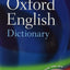 Concise Oxford English Dictionary: Main edition