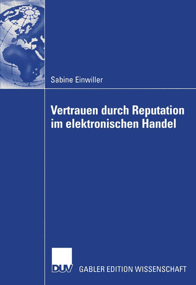 Vertrauen durch Reputation im elektronischen Handel (German Edition)