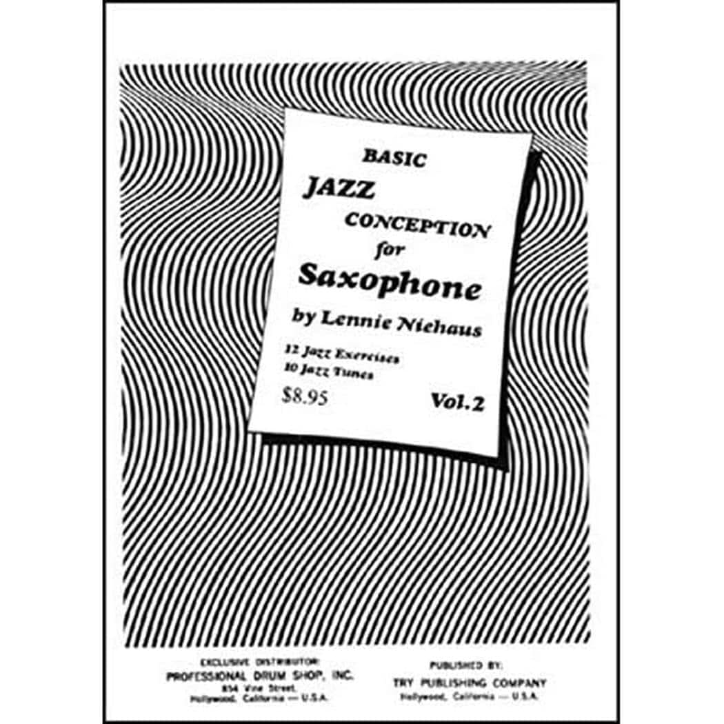 TRY1058 - Basic Jazz Conception for Saxophone Volume 2 - Book/CD
