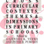 Cross Curricular Contexts, Themes And Dimensions In Primary Schools (Cultural Diversity and the Curriculum, 4)
