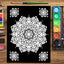 Mandalas At Midnight: A Mandala Coloring Book