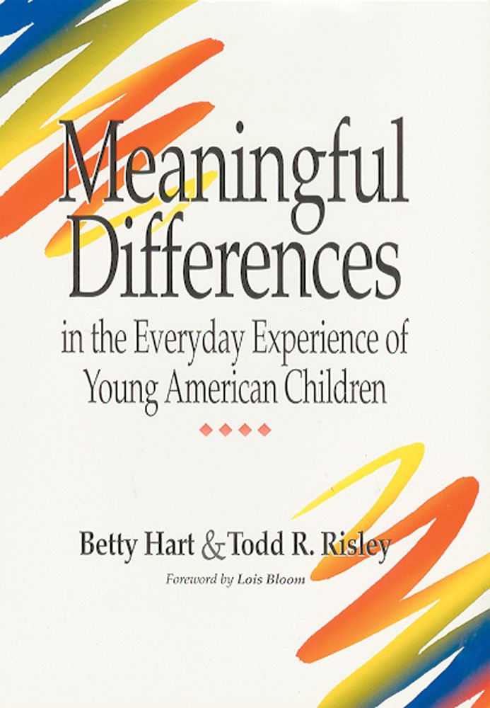 Meaningful Differences in the Everyday Experience of Young A