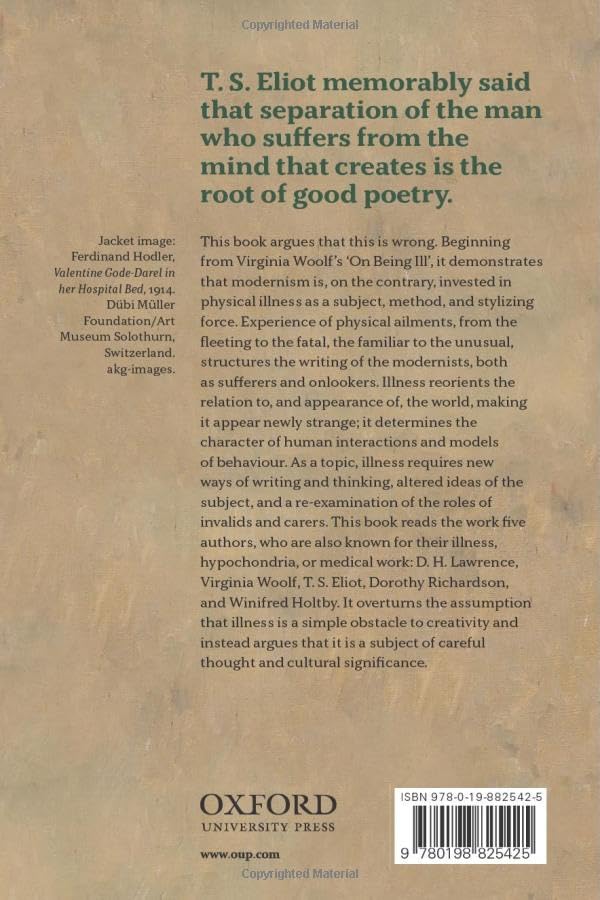 Modernism and Physical Illness: Sick Books