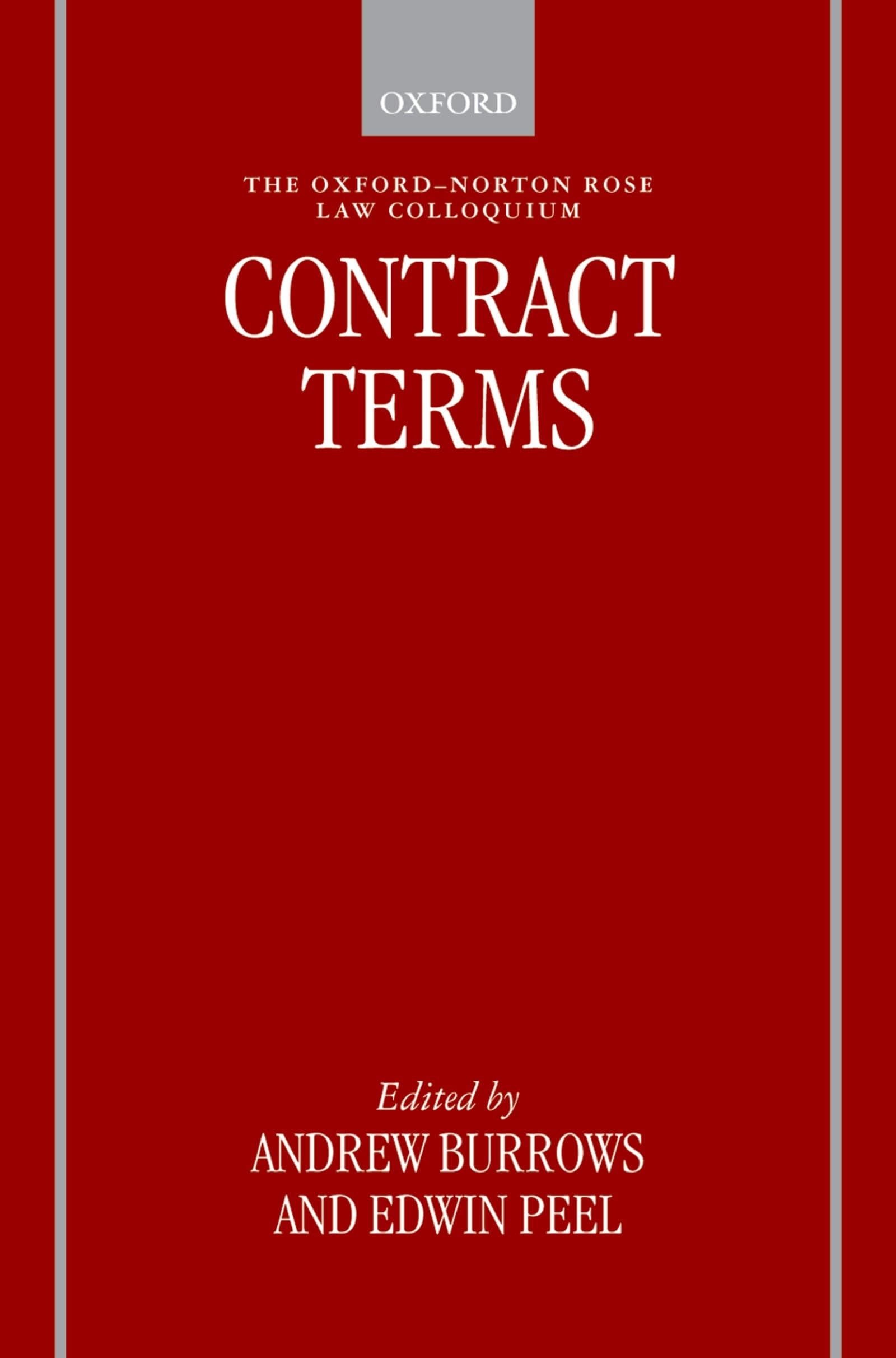 Contract Terms (Oxford-Norton Rose Law Colloquium)