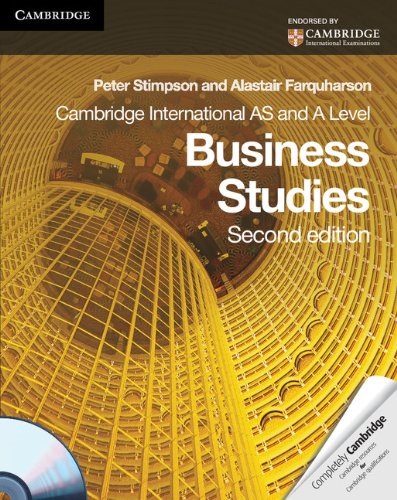 Cambridge International AS and A Level Business Studies Coursebook with CD-ROM (Cambridge International Examinations)