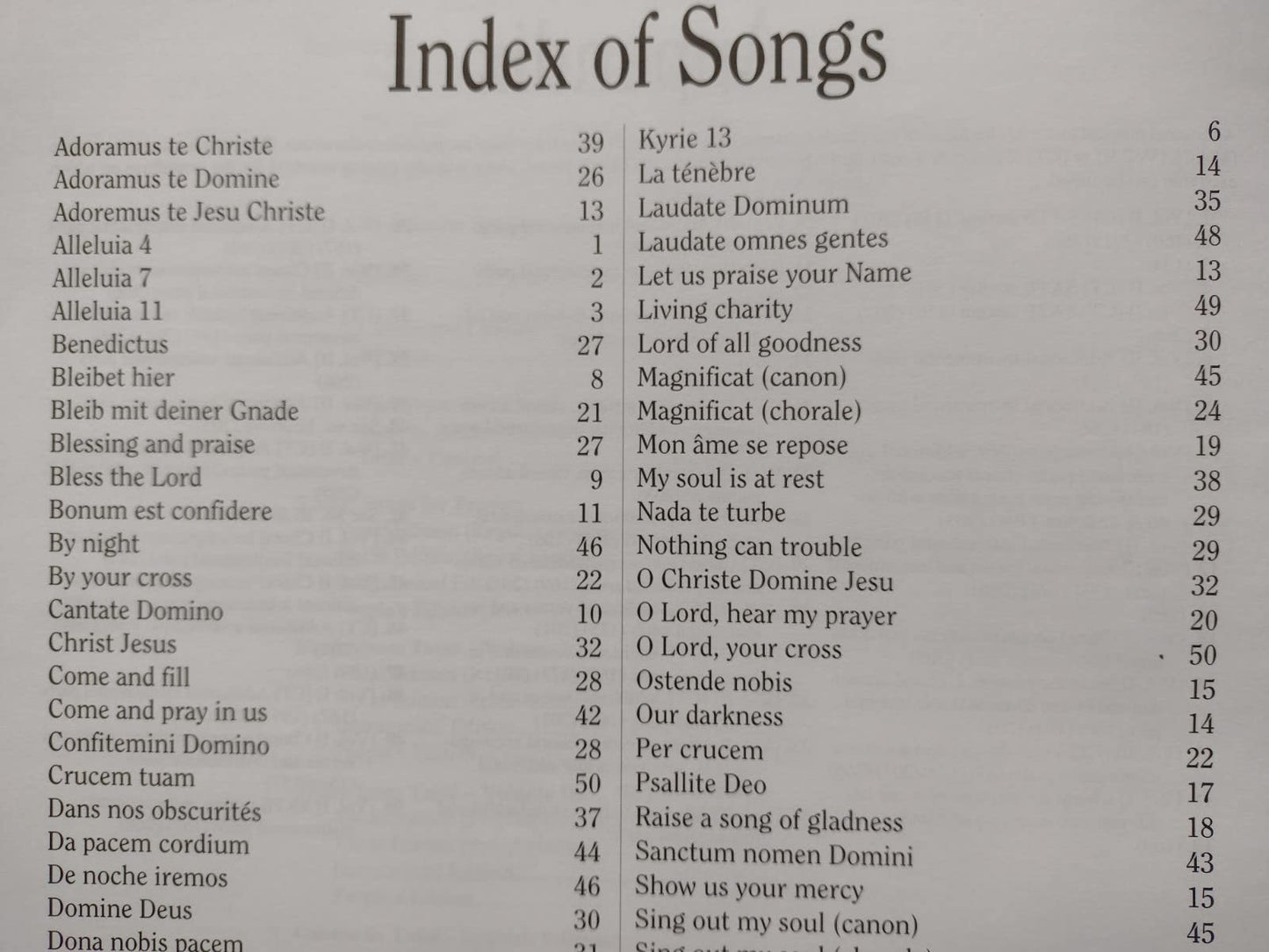 Songs and Prayers from Taize: Keyboard Accompaniment