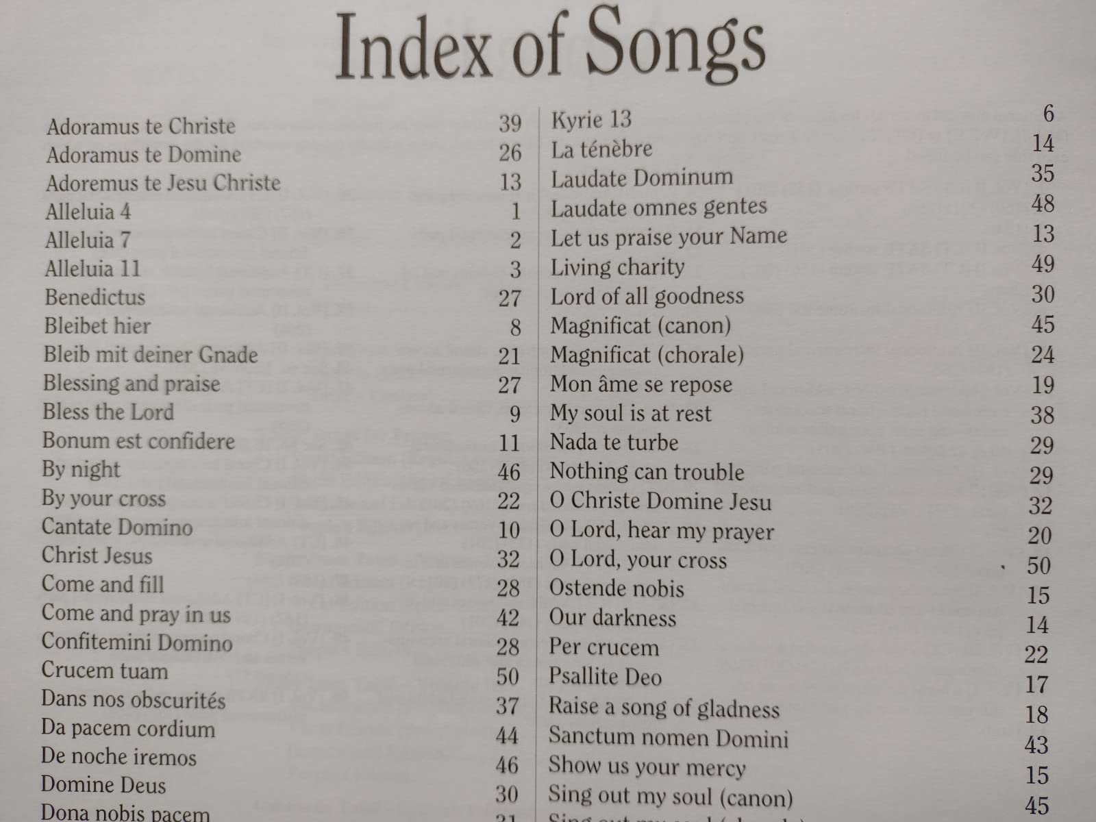 Songs and Prayers from Taize: Keyboard Accompaniment