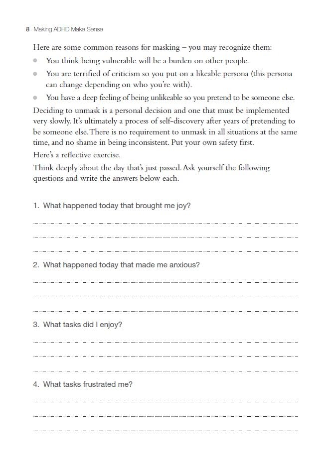 Making ADHD Make Sense: A Guided Journal