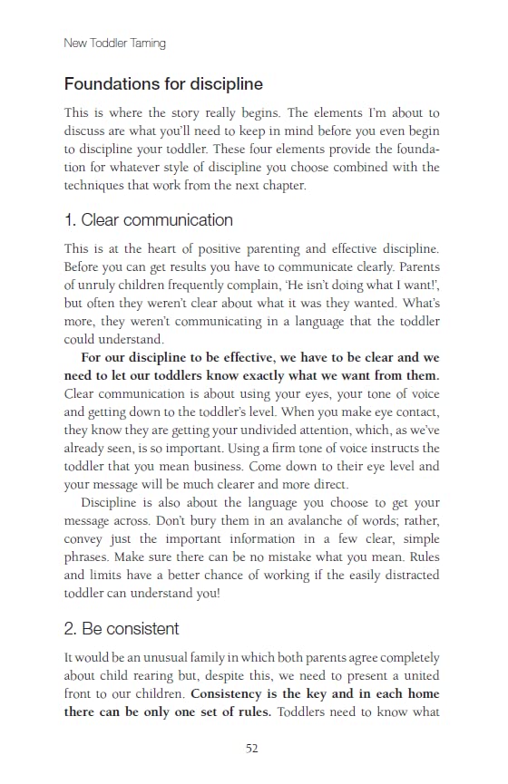 New Toddler Taming: A parents guide to the first four years