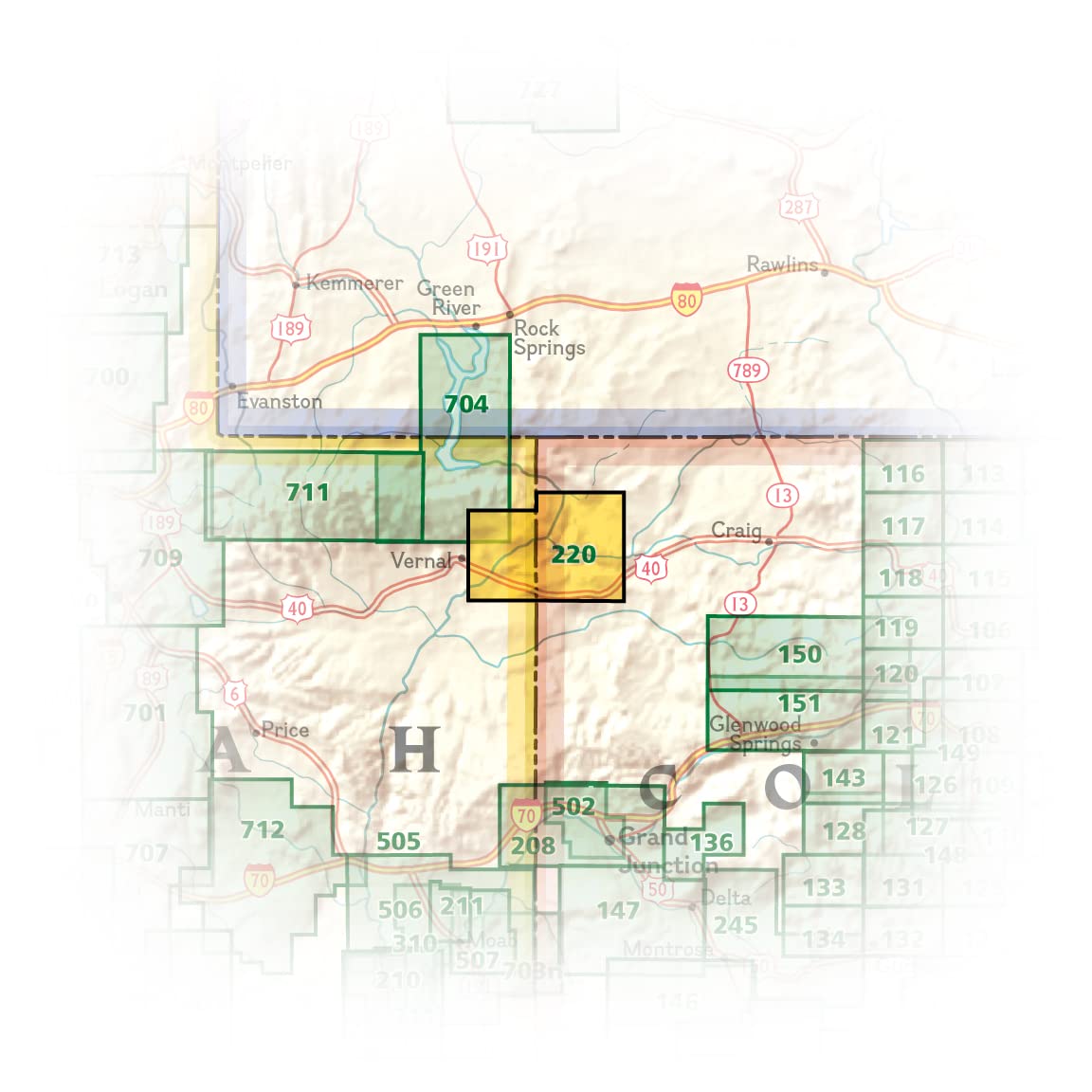 Dinosaur National Monument Map (National Geographic Trails Illustrated Map, 220)