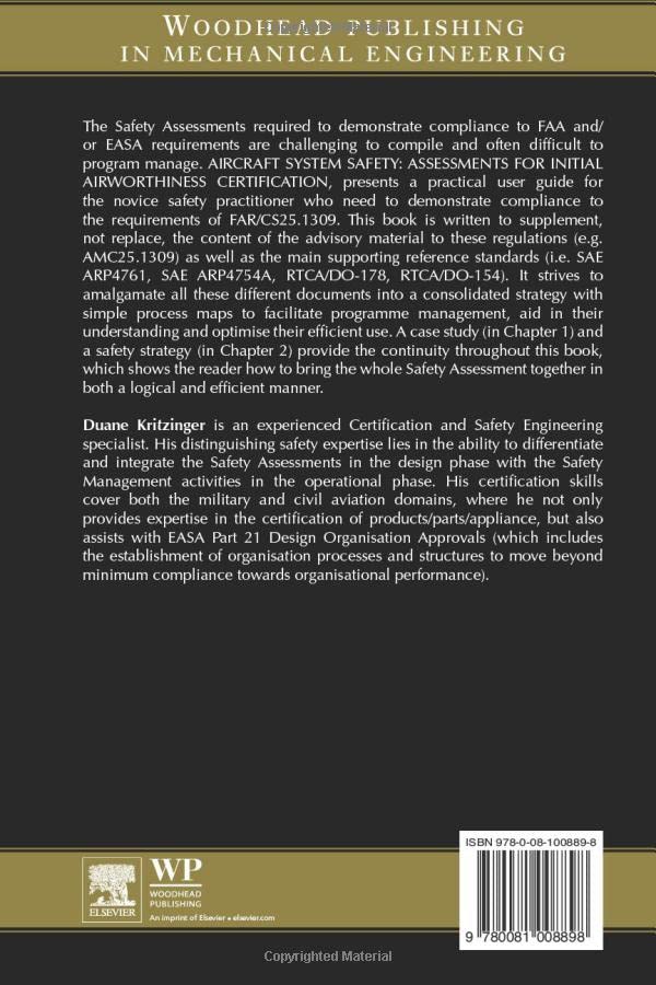 Aircraft System Safety: Assessments for Initial Airworthiness Certification