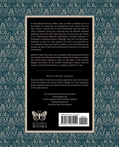Pennsylvania Railroad: Its Origins, Construction, Condition, and Connections (Metalmark)