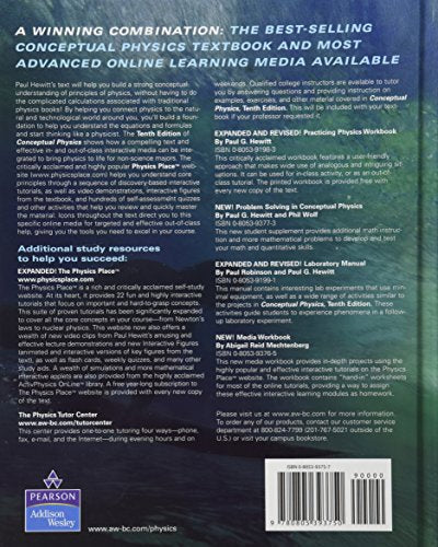 Conceptual Physics Package Edition — back cover
