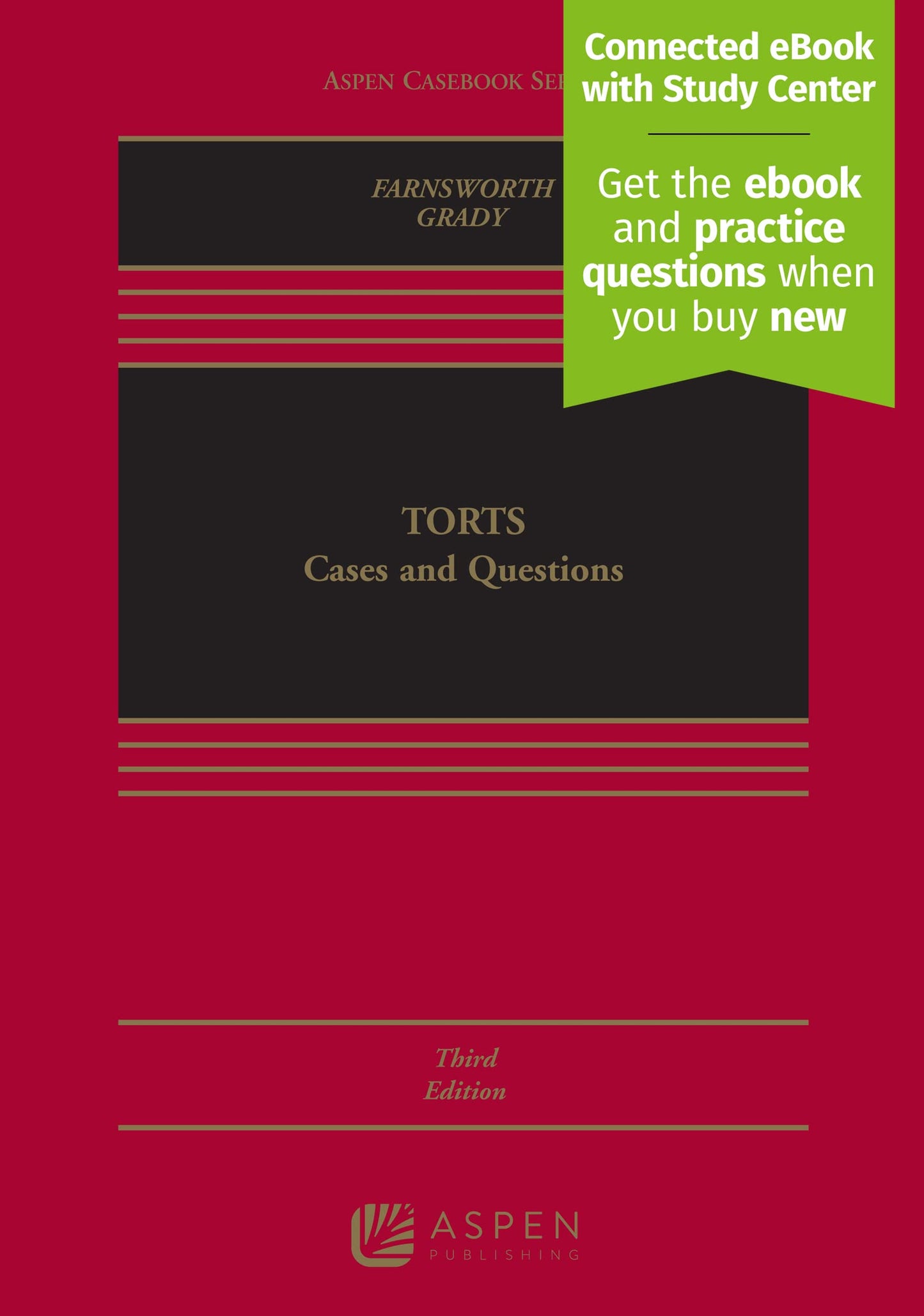 Torts: Cases and Questions [Connected eBook with Study Center] (Aspen Casebook)