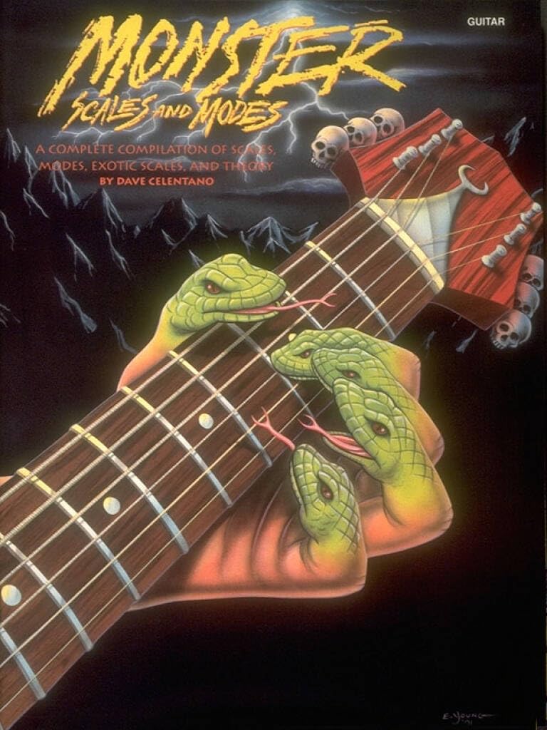 Monster Scales And Modes - Instruction Book By Dave Celentano  Guitar Theory and Scale Reference Sheet Music for Beginner to Intermediate Players  Practical Guide to Exotic Scales and Applications