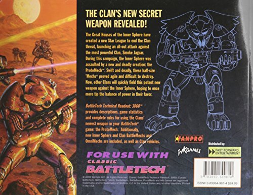 Classic Battletech: Technical Readout 3060 (FPR10987) — back cover