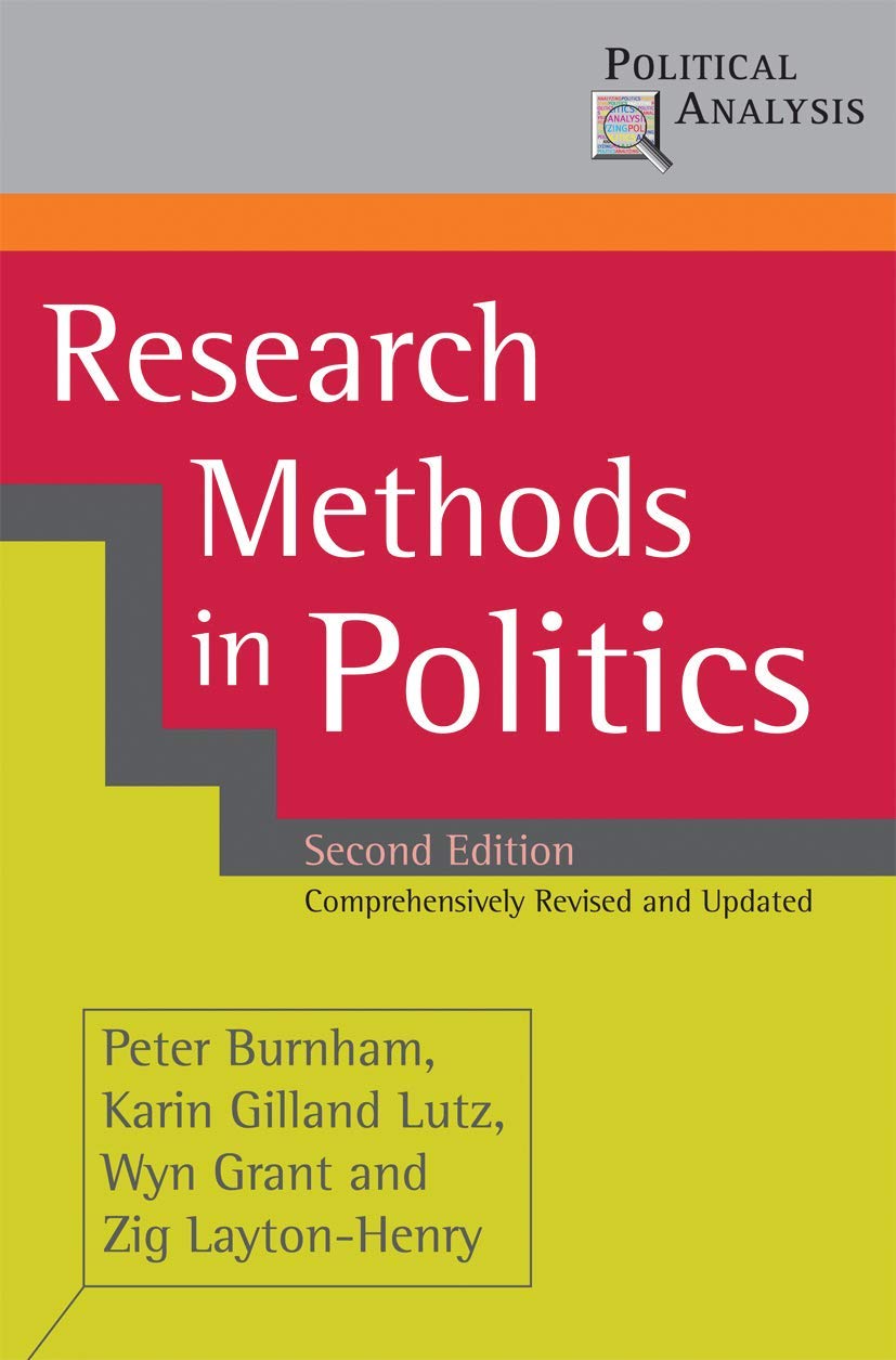 Research Methods in Politics (Political Analysis, 44)