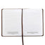Christian Art Gifts Classic Handy-sized Journal Hope & a Future Jer. 29:11 Bible Verse Inspirational Scripture Notebook w/Ribbon 240 Ruled Pages, 5.7" x 7", Brown