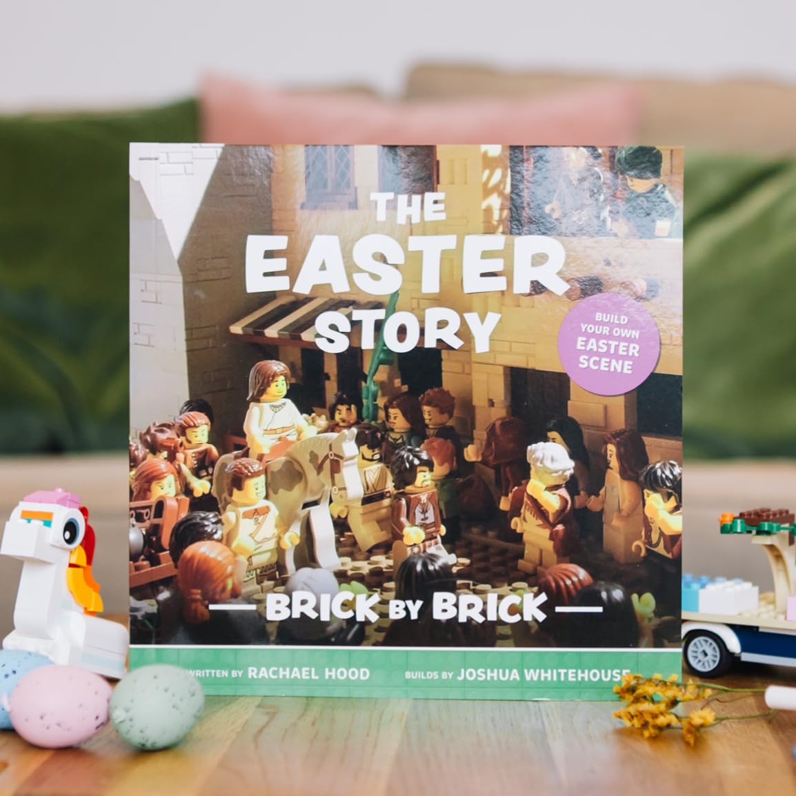 The Easter Story Brick by Brick (Fun retelling of the Easter story for Lego-loving kids 4-7  Perfect Easter Basket Stuffer & Childrens Ministry Activity) (Brick by Brick Bible Stories)
