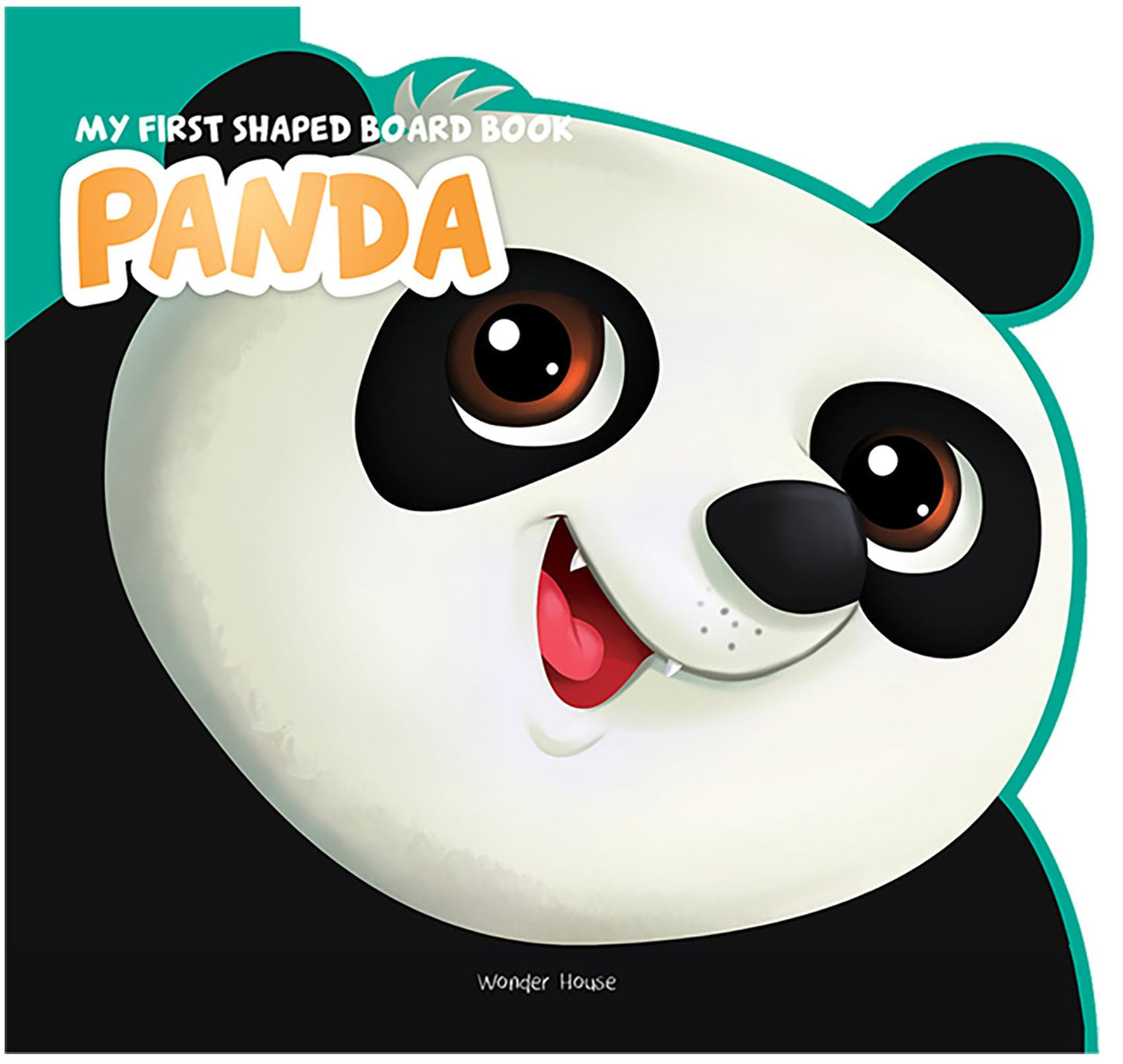 My First Shaped Board book - Panda, Die-Cut Animals, Picture Book for Children