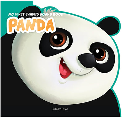 My First Shaped Board book - Panda, Die-Cut Animals, Picture Book for Children
