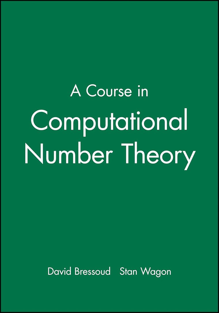 A Course in Computational Number Theory