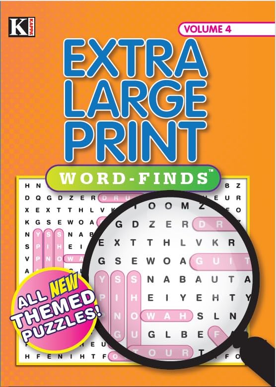Word-Finds Extra Large Print Word Search Puzzle Book