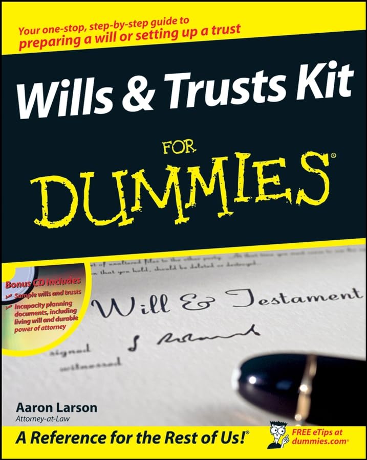 Wills & Trusts Kit For Dummies by Larson, Aaron