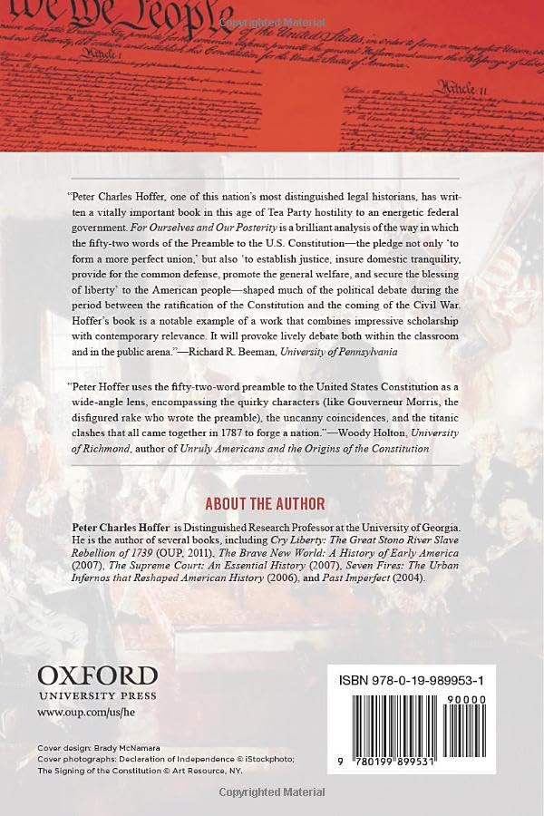 For Ourselves and Our Posterity: The Preamble to the Federal Constitution in American History (Critical Historical Encounters Series)