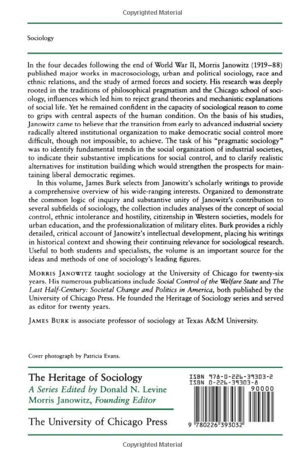 On Social Organization and Social Control (Heritage of Sociology Series)