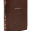 NKJV, Reference Bible, Classic Verse-by-Verse, Center-Column, Leathersoft, Brown, Red Letter, Thumb Indexed, Comfort Print: Holy Bible, New King James Version