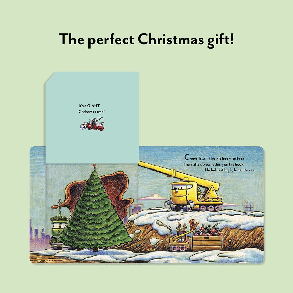 Construction Site Merry and Bright: A Christmas Lift-the-Flap Book (Goodnight Construction Site)