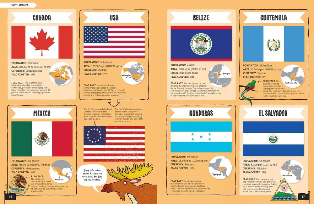 The Maps and Flags Book: Explore Amazing Facts, Maps, and Flags of the World