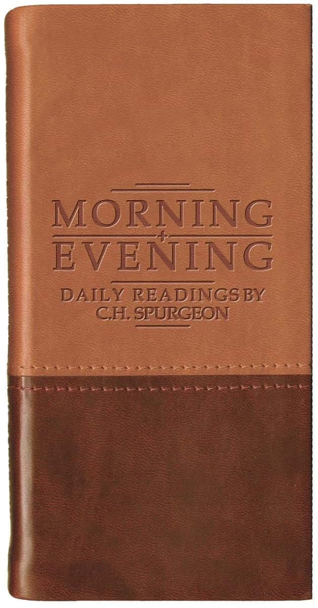 Morning And Evening - Matt Tan/Burgundy: Daily Readings by C. H. Spurgeon (Daily Readings - Spurgeon)