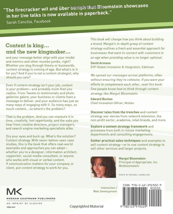 Content Strategy at Work: Real-world Stories to Strengthen Every Interactive Project