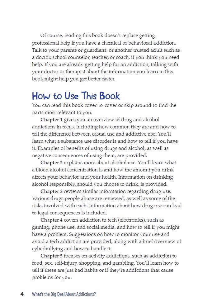 What's the Big Deal About Addictions?: Answers and Help for Teens