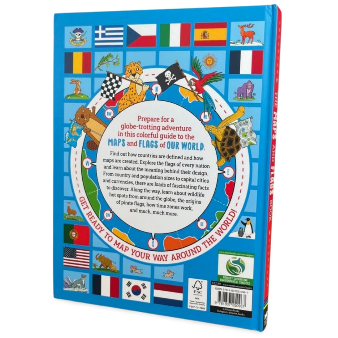 The Maps and Flags Book: Explore Amazing Facts, Maps, and Flags of the World