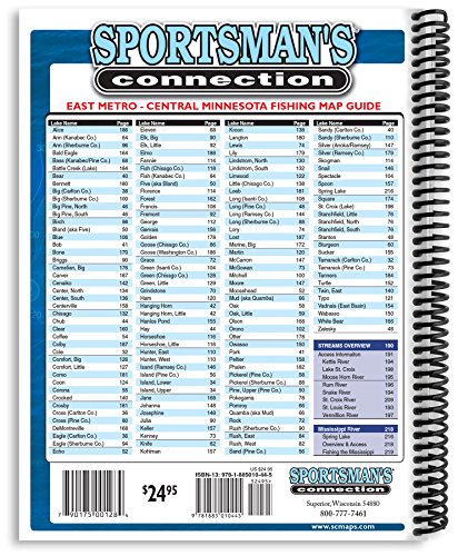 East Metro Area Minnesota Fishing Map Guide