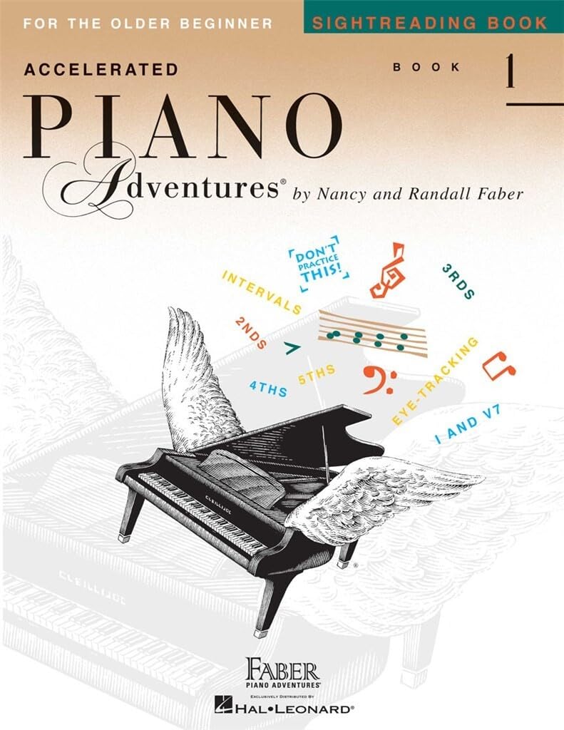 Accelerated Piano Adventures for the Older Beginner - Sightreading Book 1