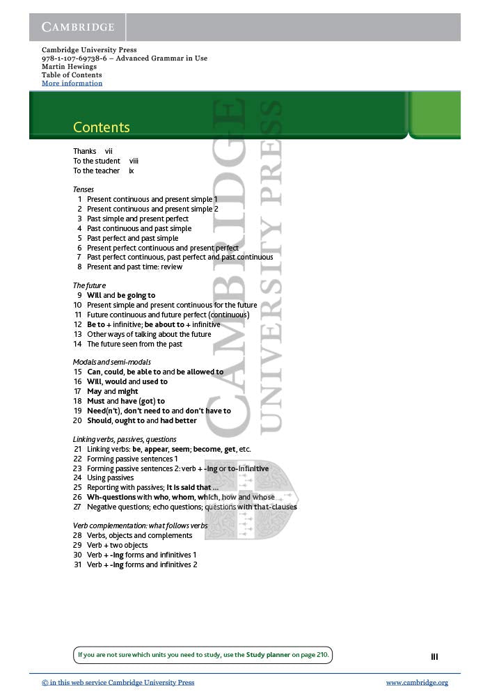 Advanced Grammar in Use with Answers: A Self-Study Reference and Practice Book for Advanced Learners of English
