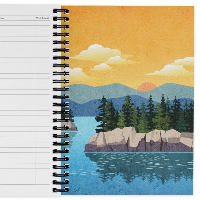 Camping Journal & RV Travel Logbook, Wander Not Lost